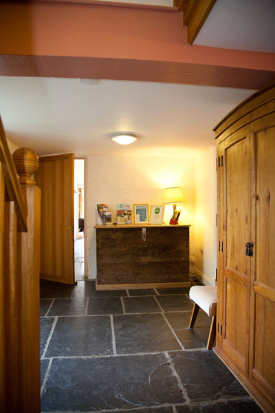 Accessible hallway in guest house - wheelchair friendly